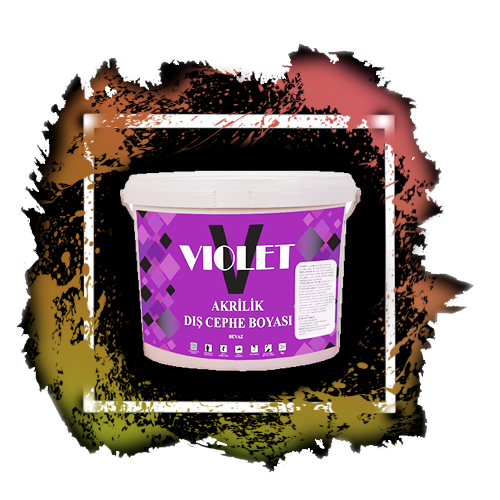 Violet Akrilik Dış Cephe Boyası