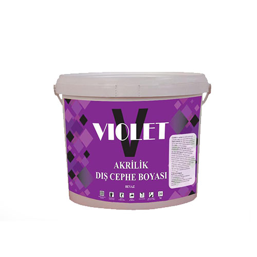 Violet Akrilik Dış Cephe  Boyası